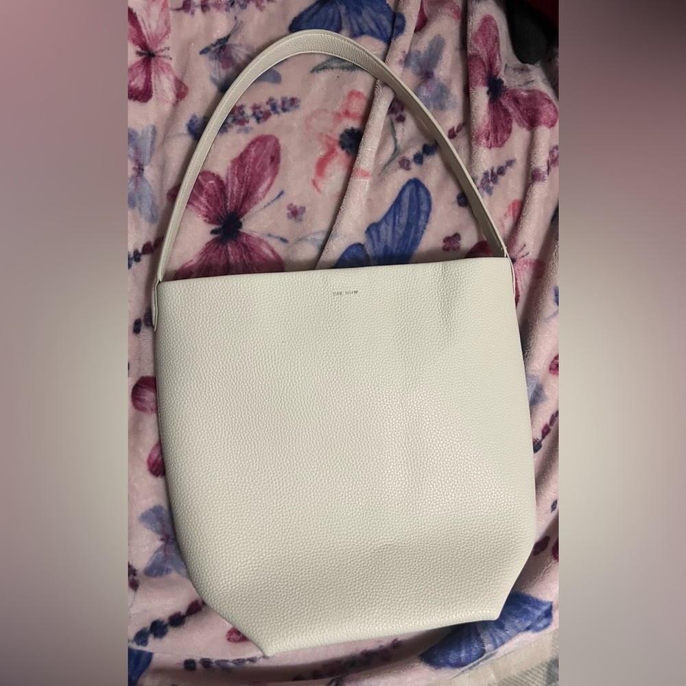 White Handbag The Tote Simple Row Ivory Bucket Bag